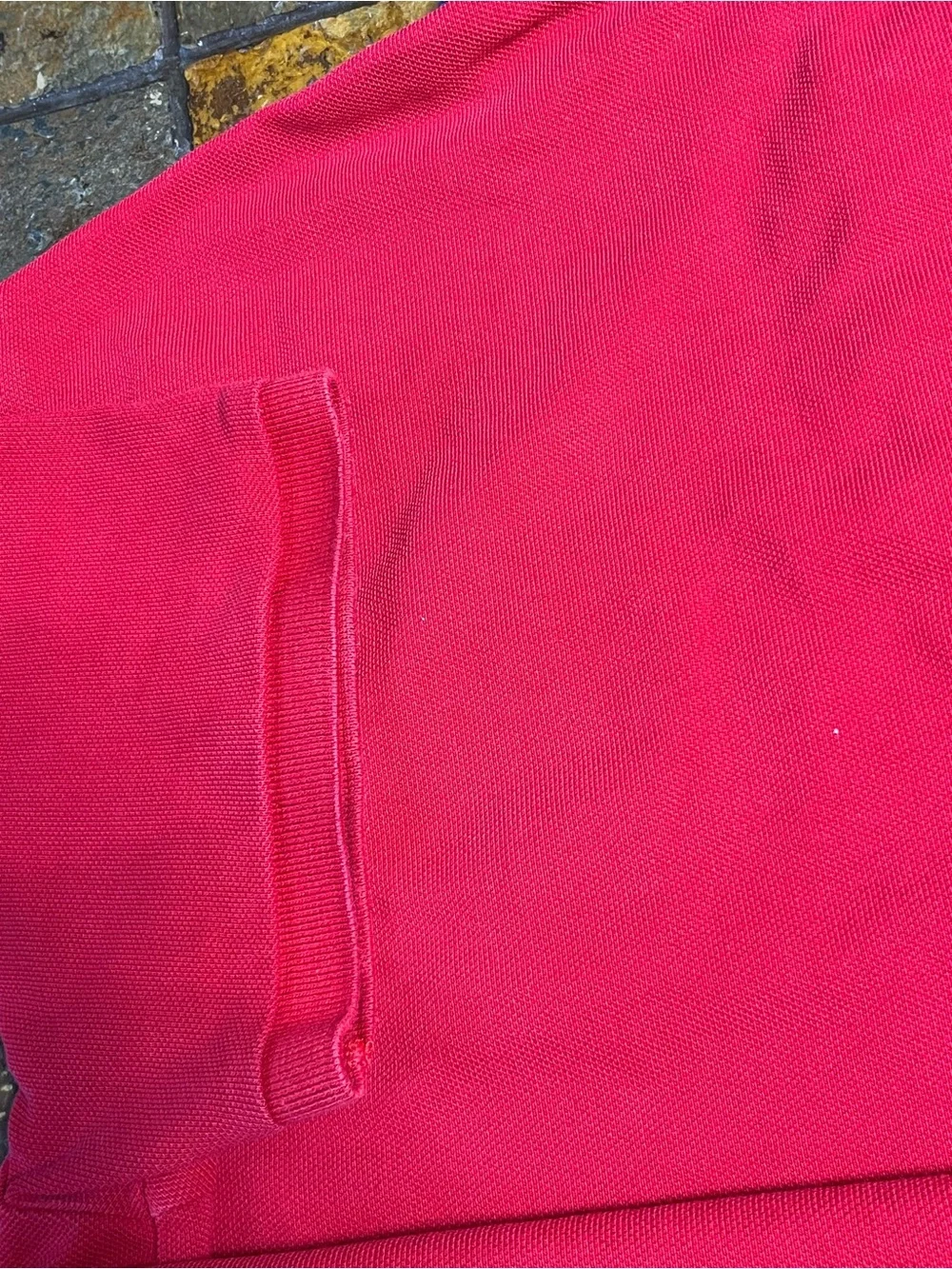 Polo by Ralph Lauren Red Big Crest Polo Slim Fit Shirt-Size Large